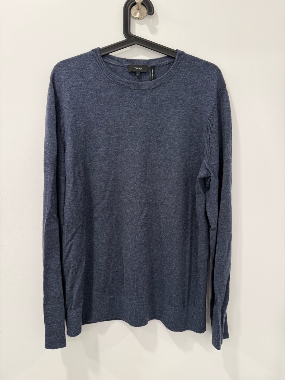 Theory Men's Crewneck Sweater - Navy Blue